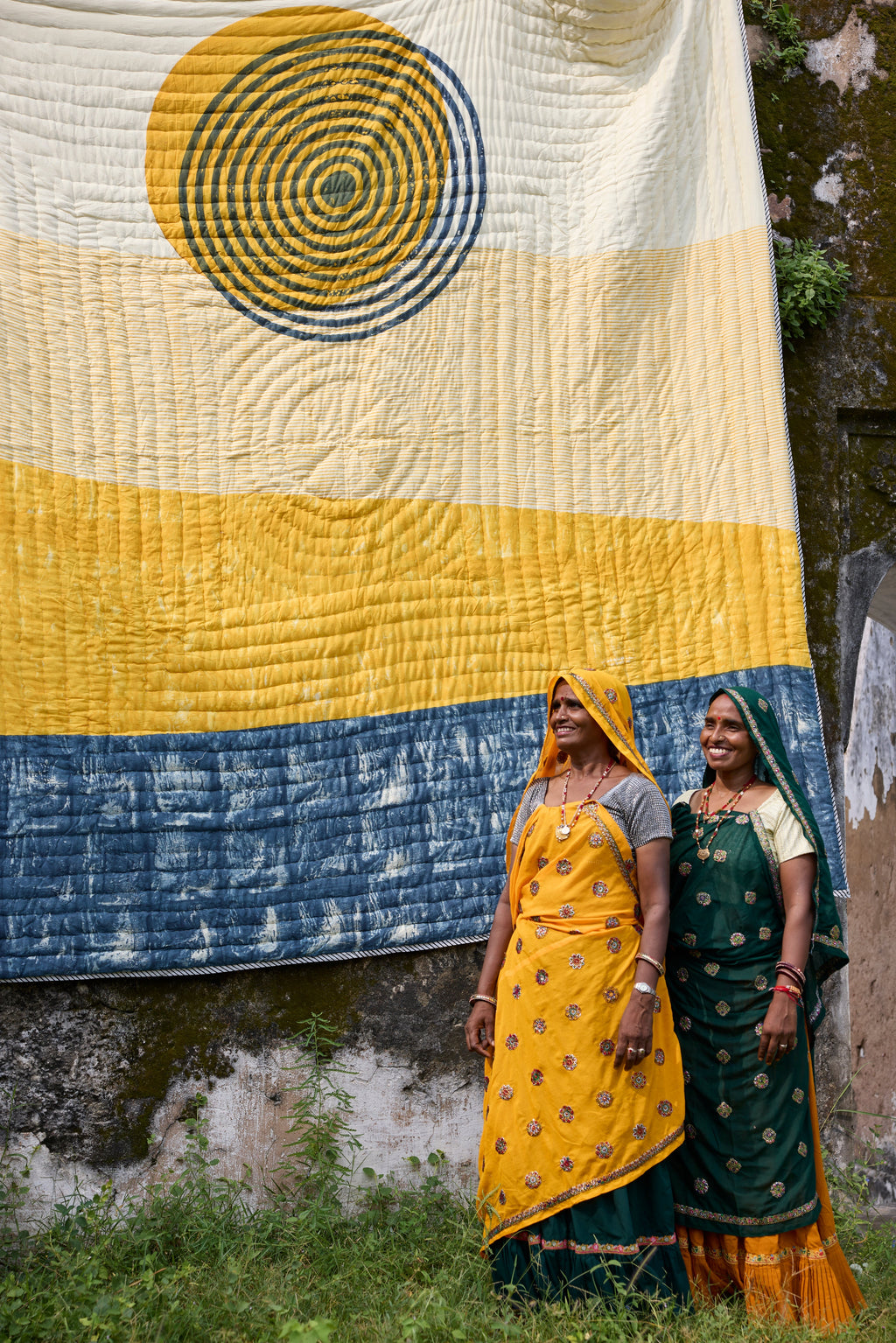 Spiral Sunset Quilt (Reverse)