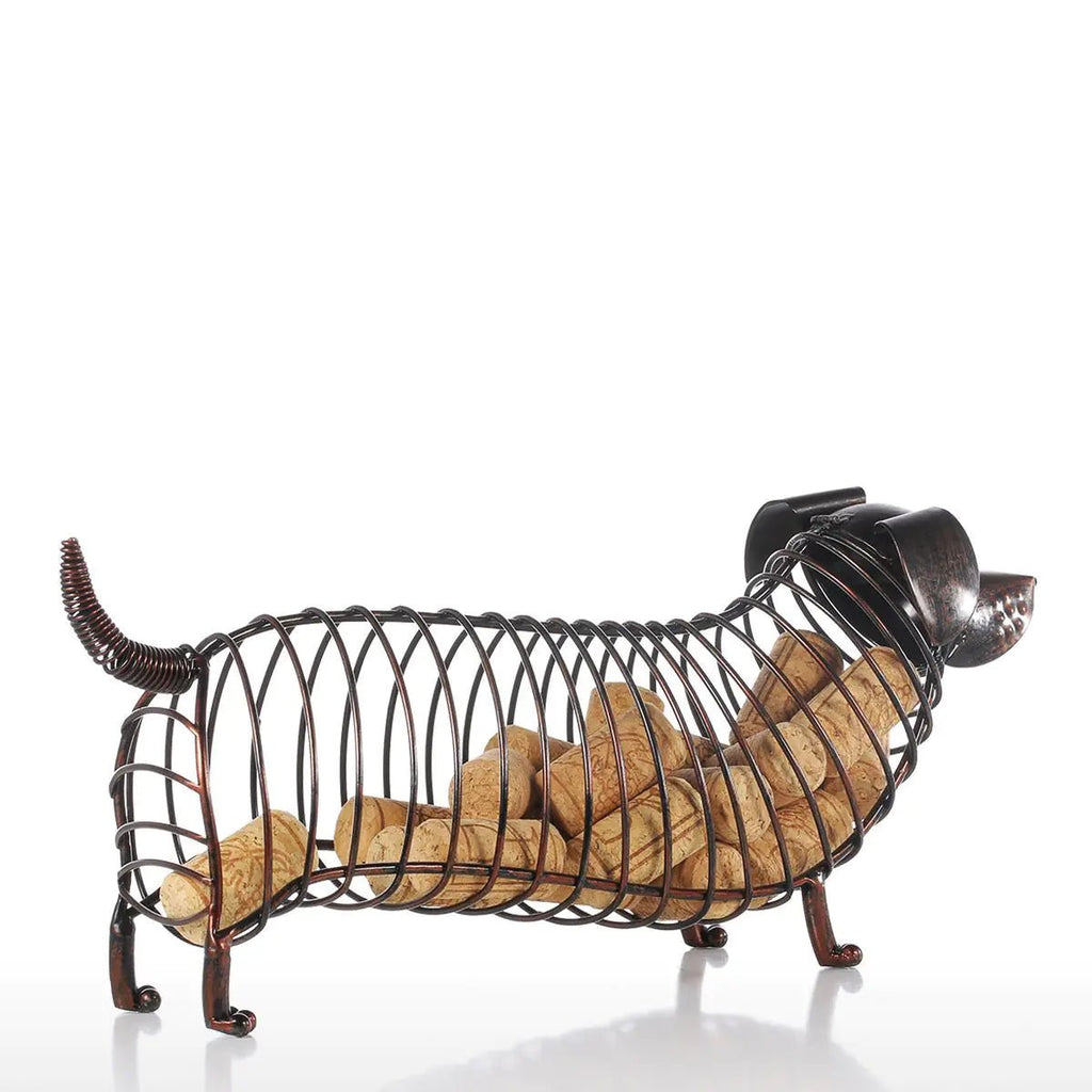 Dachshund Bottle Cork Storage - Che Cose Belle