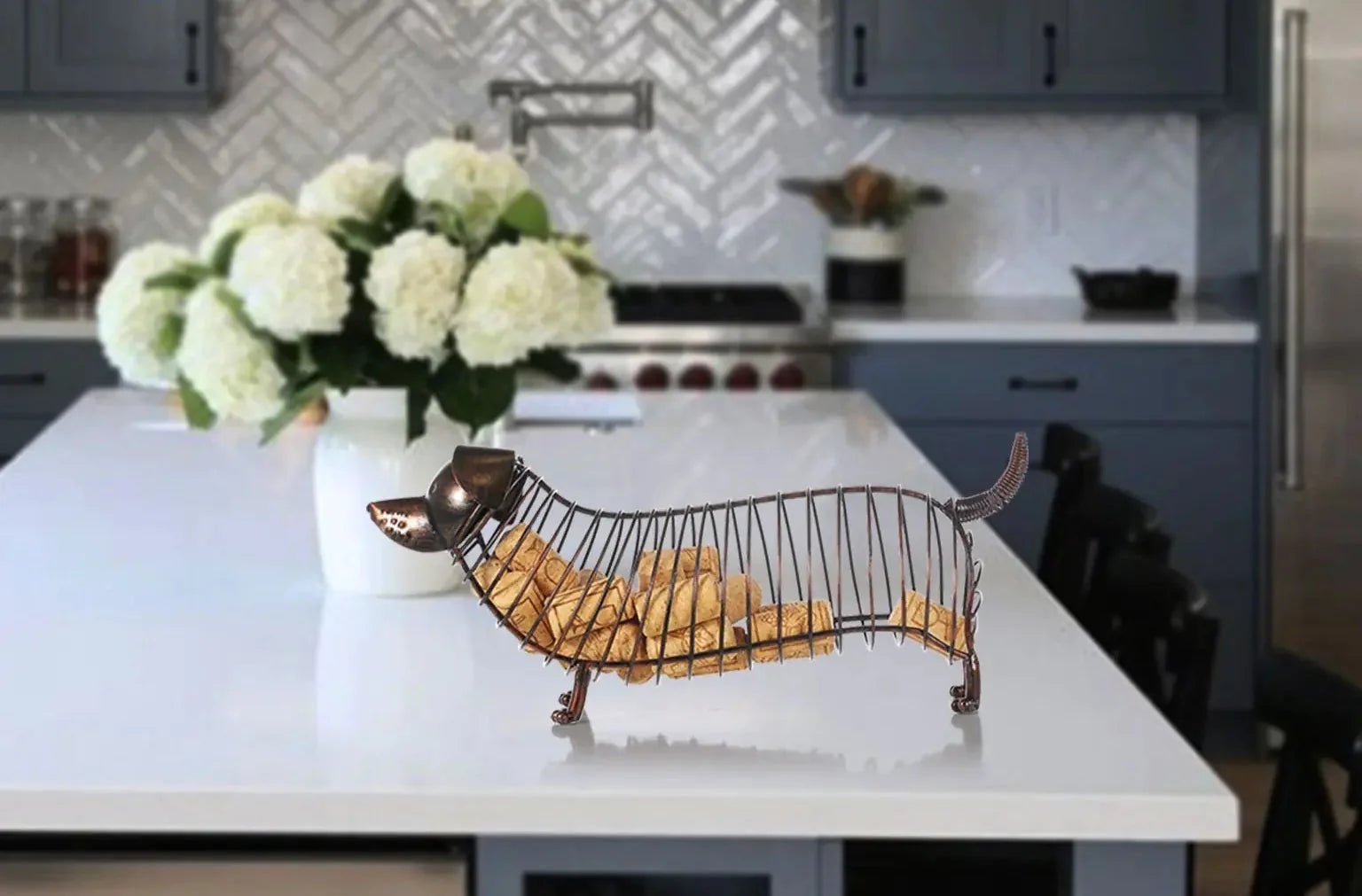 Dachshund Bottle Cork Storage - Che Cose Belle