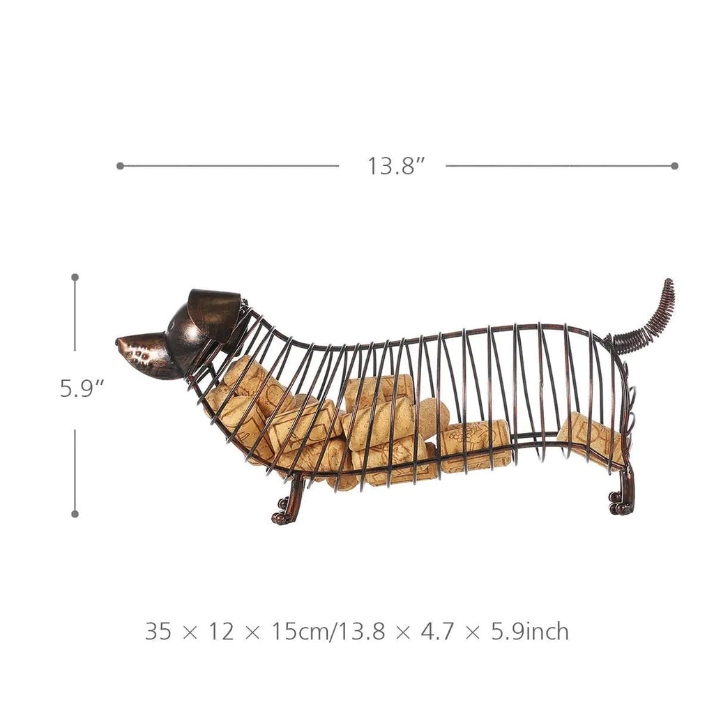 Dachshund Bottle Cork Storage - Che Cose Belle