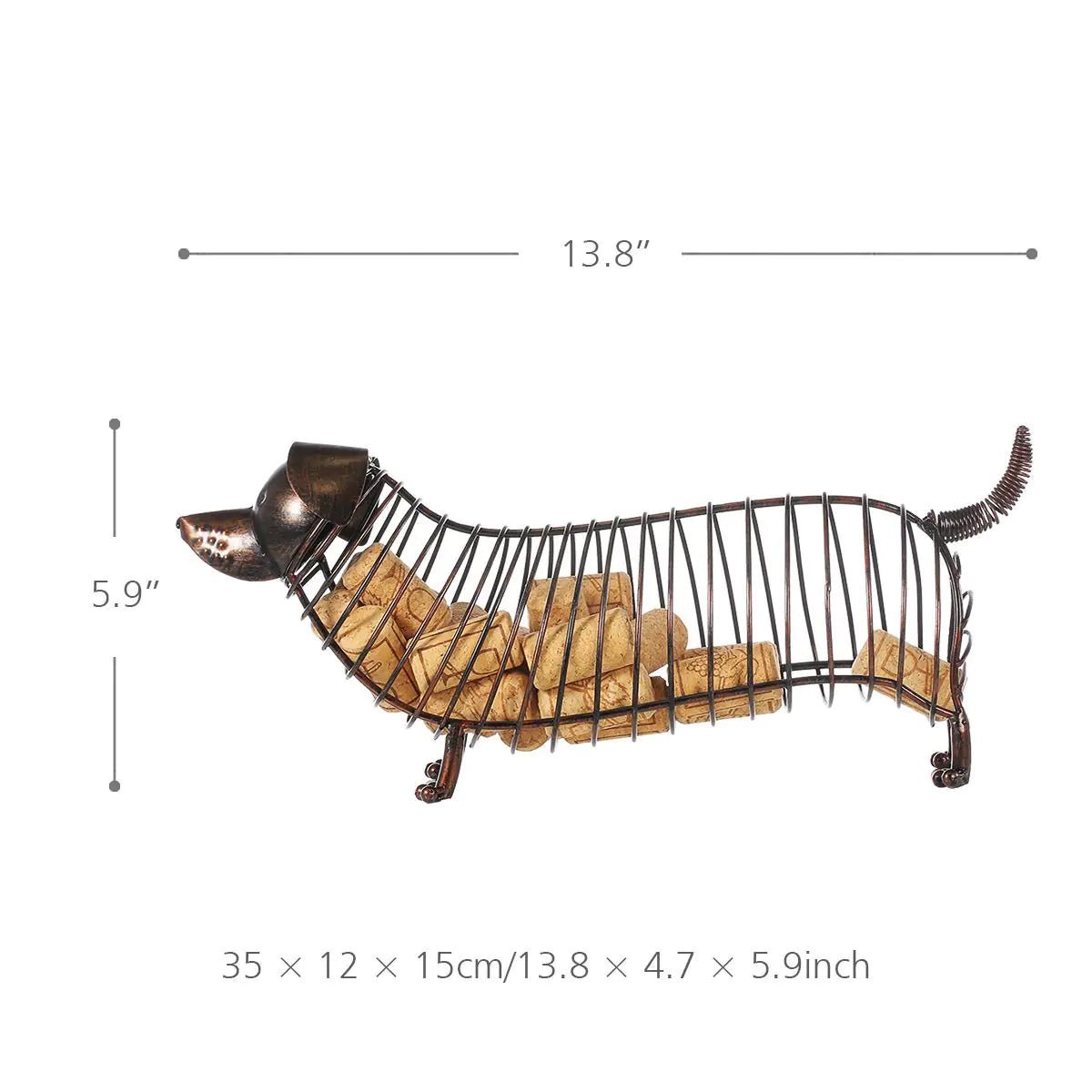 Dachshund Bottle Cork Storage - Che Cose Belle