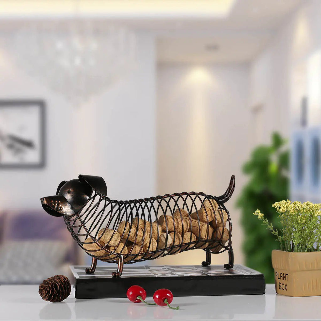 Dachshund Bottle Cork Storage - Che Cose Belle