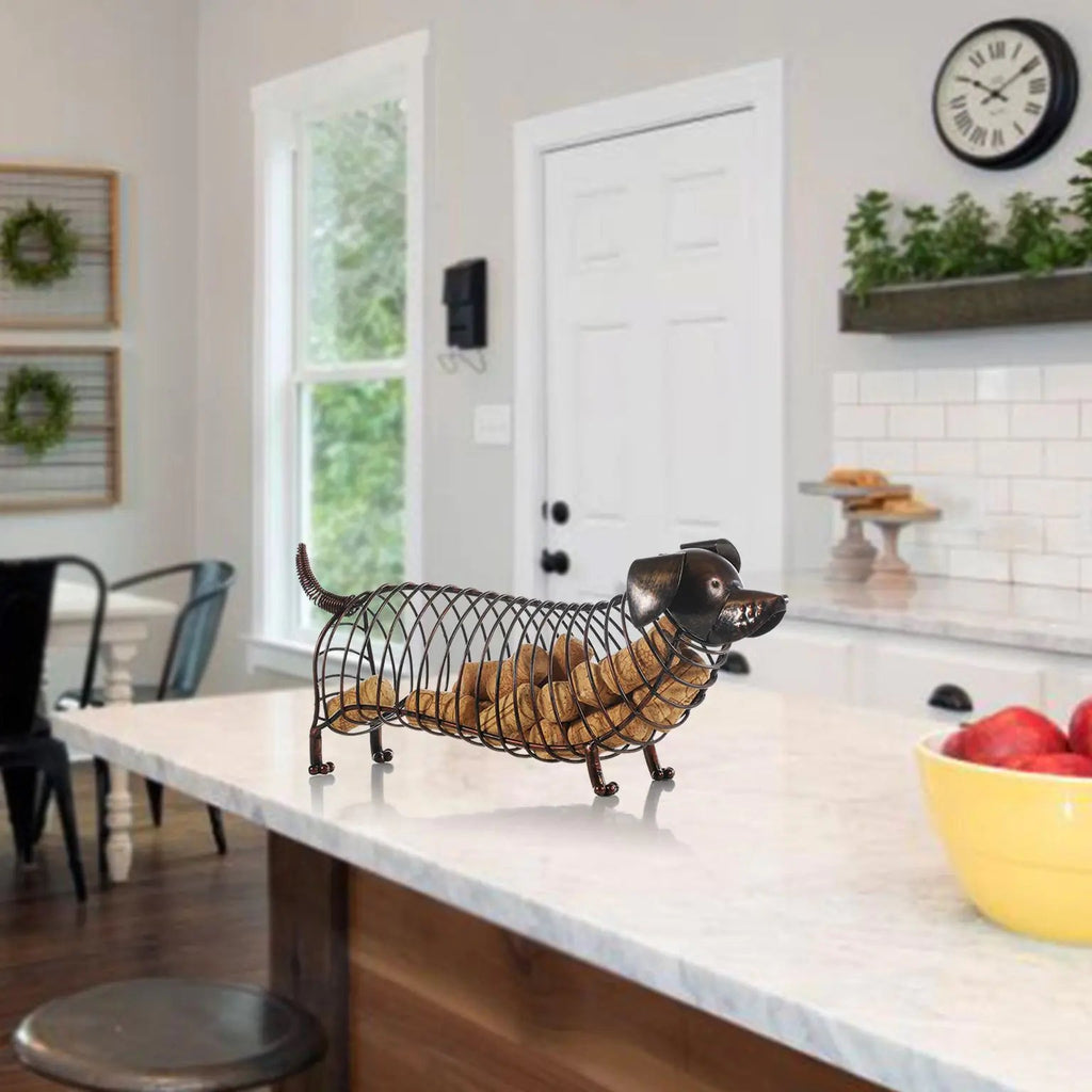 Dachshund Bottle Cork Storage - Che Cose Belle