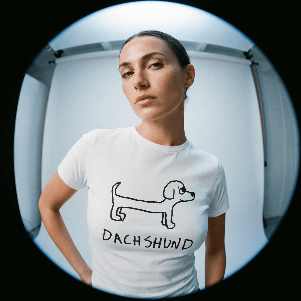Dachshund - Women's Fitted Tee - Che Cose Belle