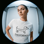 Dachshund - Women's Fitted Tee - Che Cose Belle