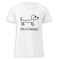 Dachshund - Women's Fitted Tee - Che Cose Belle