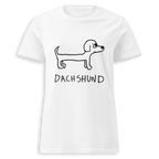 Dachshund - Women's Fitted Tee - Che Cose Belle