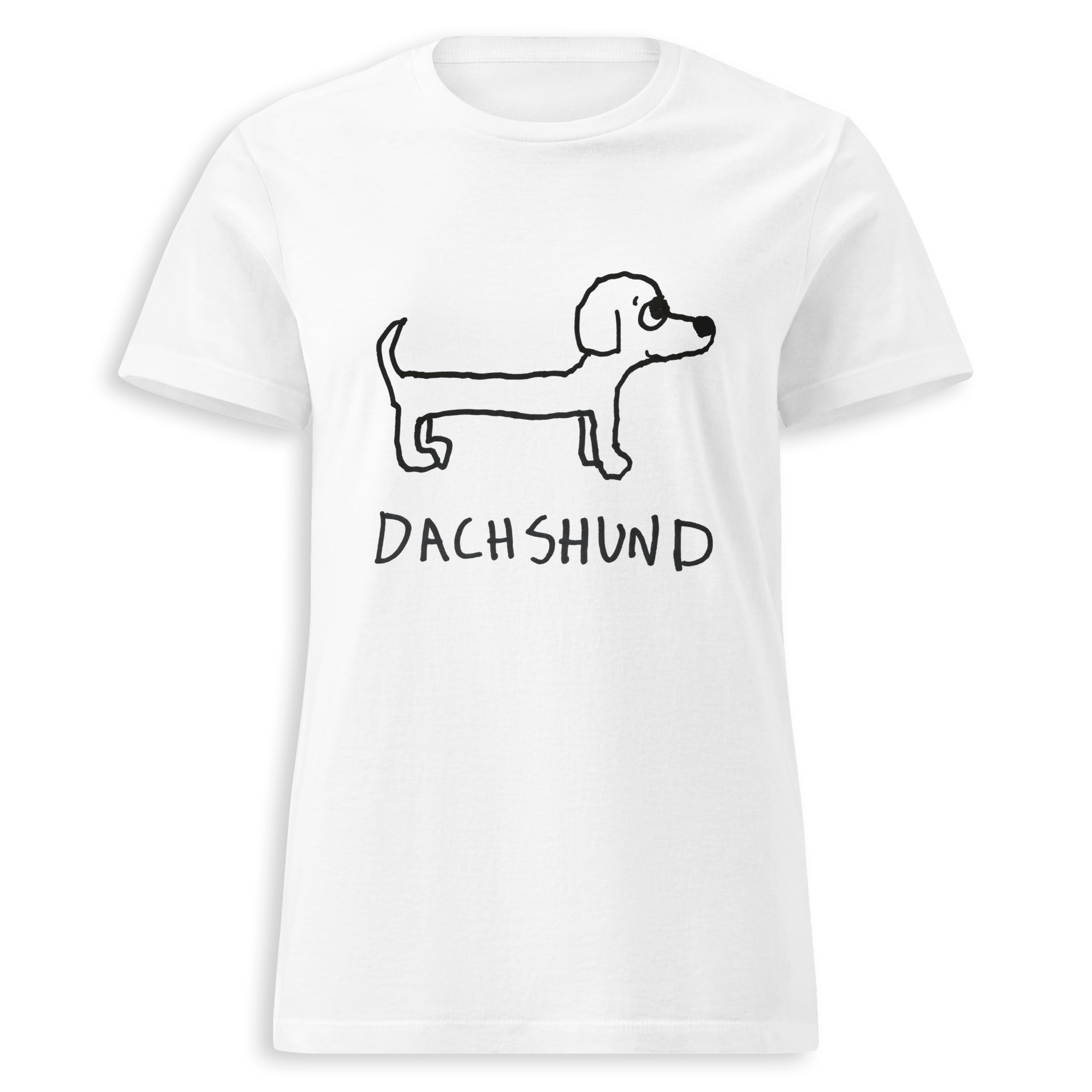 Dachshund - Women's Fitted Tee - Che Cose Belle