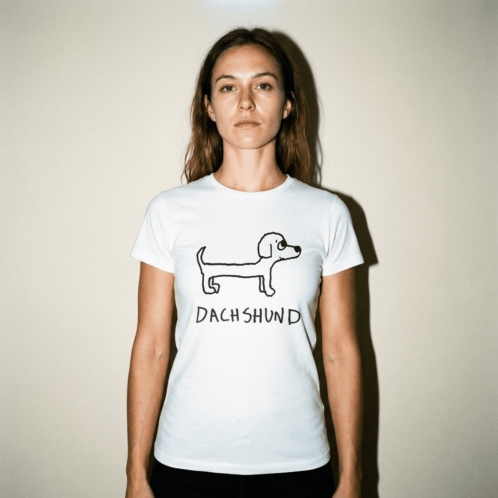 Dachshund - Women's Fitted Tee - Che Cose Belle