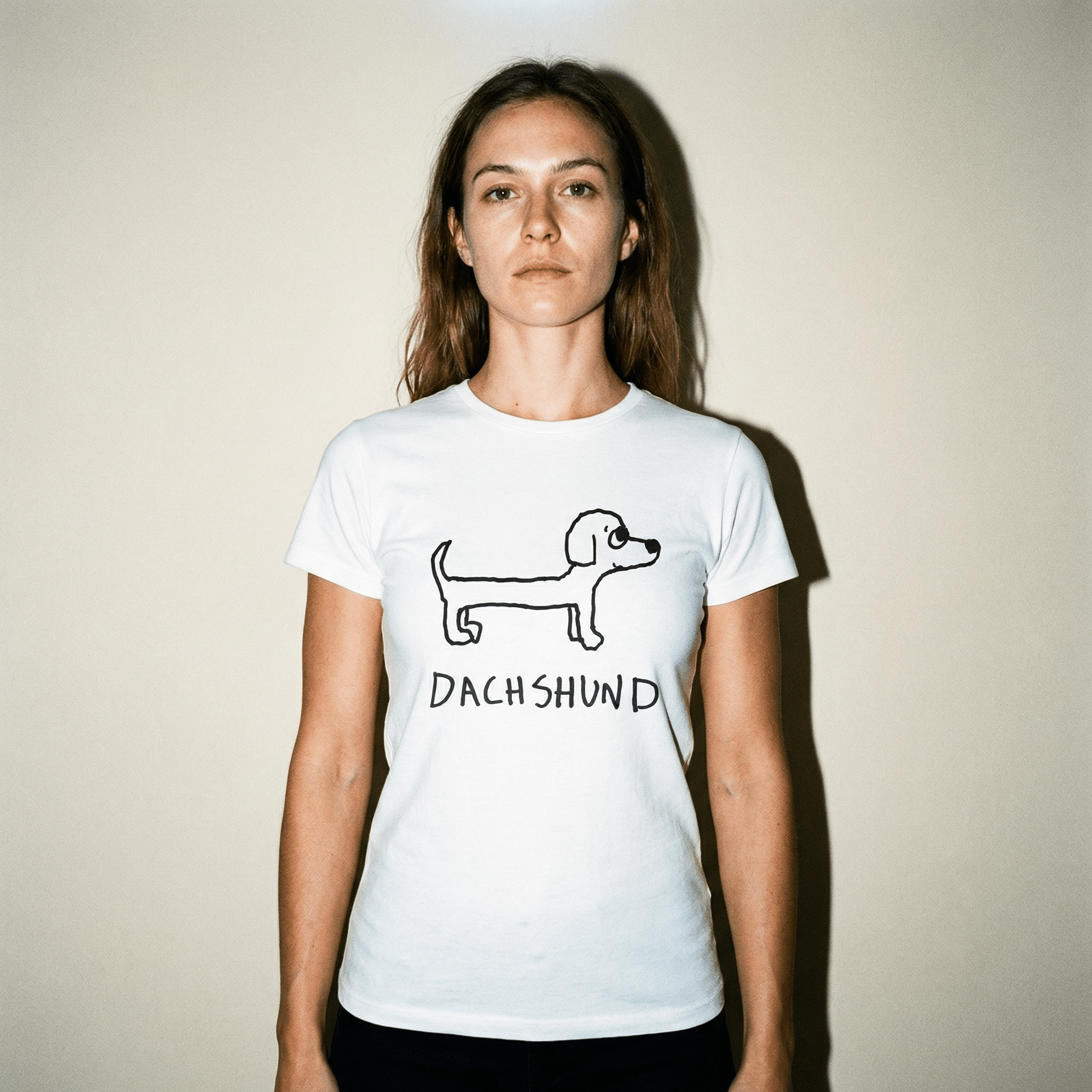 Dachshund - Women's Fitted Tee - Che Cose Belle