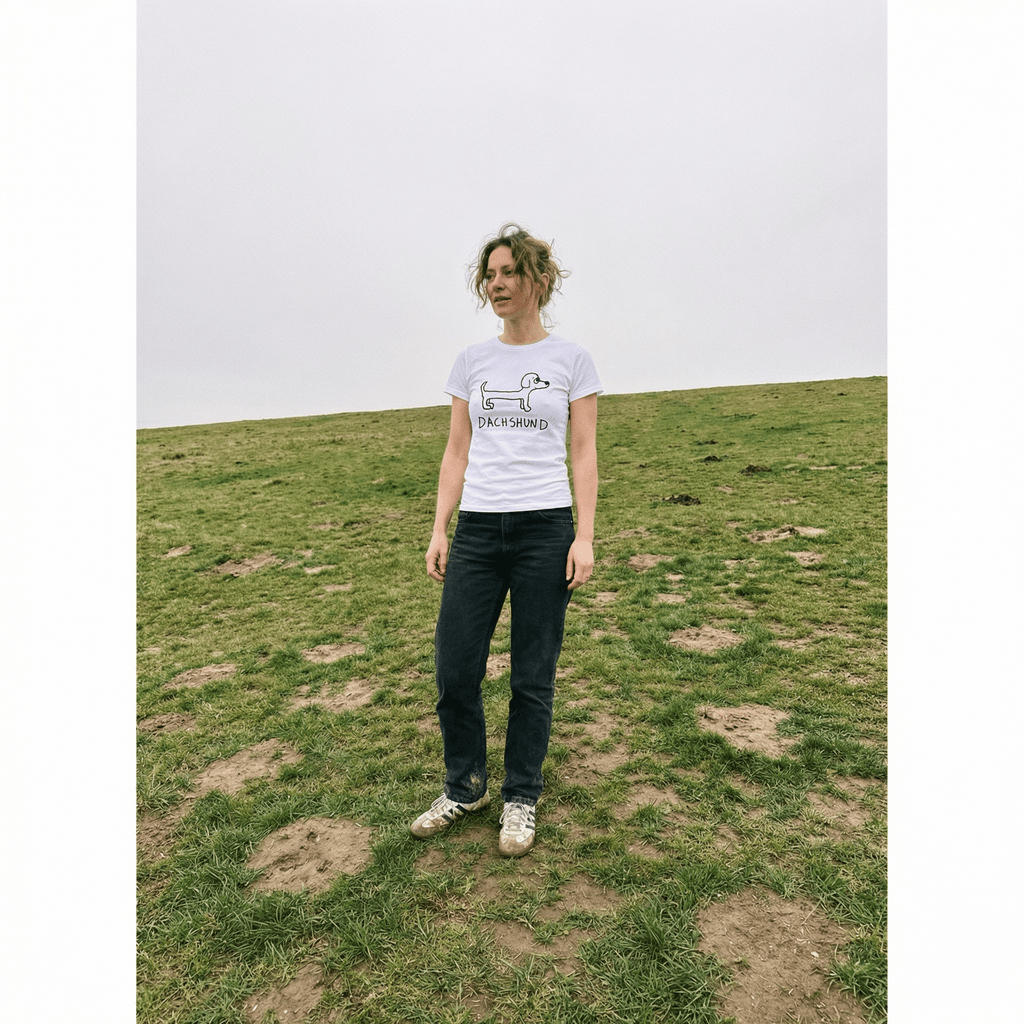 Dachshund - Women's Fitted Tee - Che Cose Belle