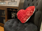 DaDa Bedding Luxury Romantic Valentine Heart Shaped Red Throw Pillow - 16” x 14” - Che Cose Belle