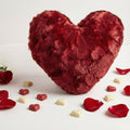 DaDa Bedding Luxury Romantic Valentine Heart Shaped Red Throw Pillow - 16” x 14” - Che Cose Belle