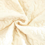 DaDa Bedding Yellow Floral Quilted Throw Blanket - Hummingbirds Farmhouse Red Flowers for Couch, Sofa or Bed- Scalloped Edges - 50 x 60 - Che Cose Belle
