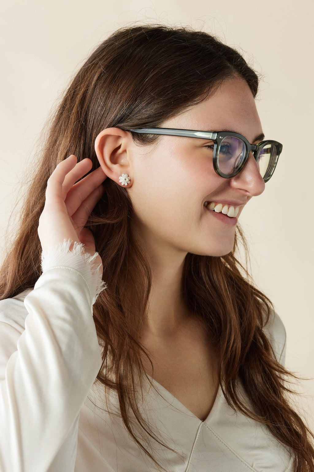 Daffodil Stud Earrings - Che Cose Belle