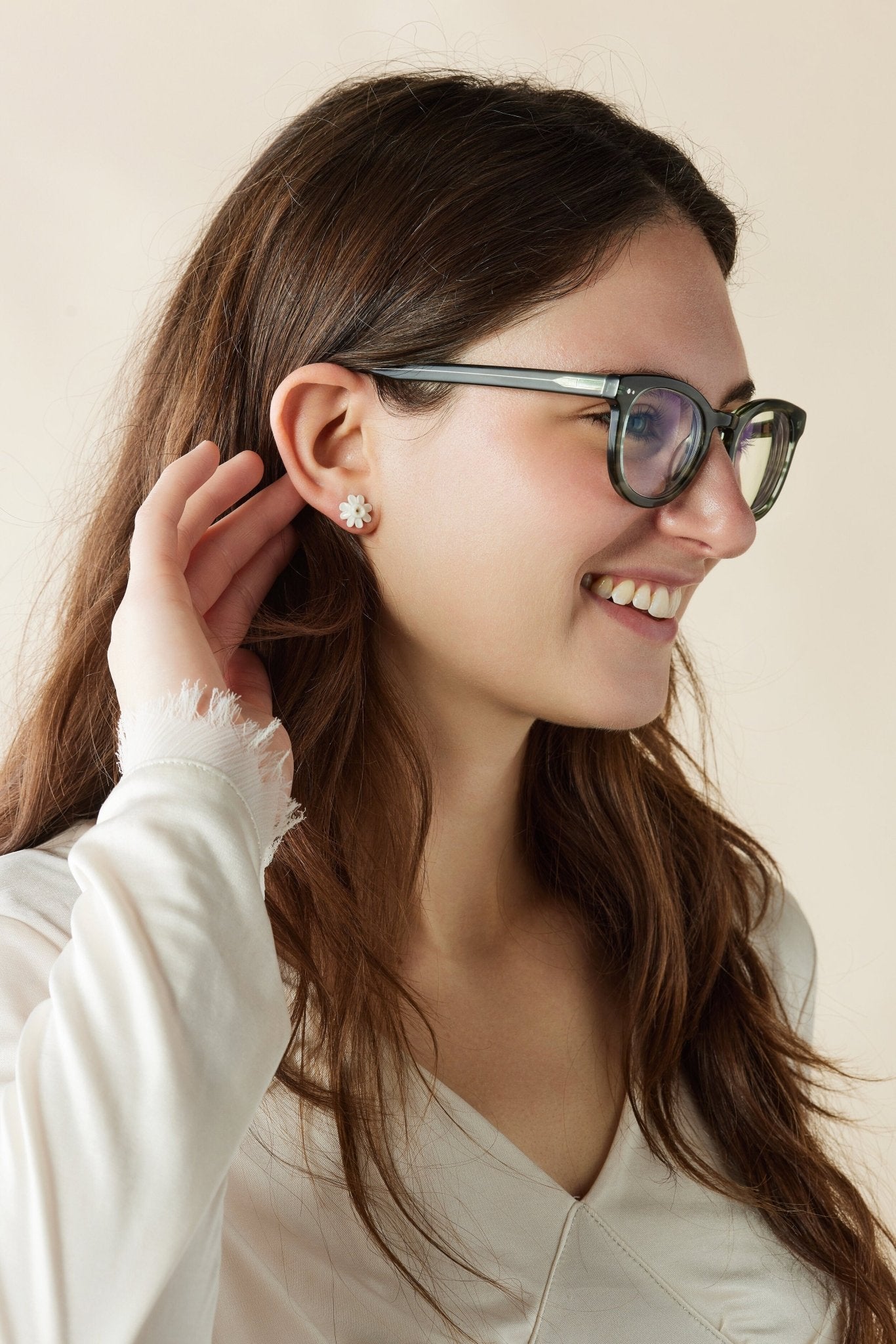 Daffodil Stud Earrings - Che Cose Belle