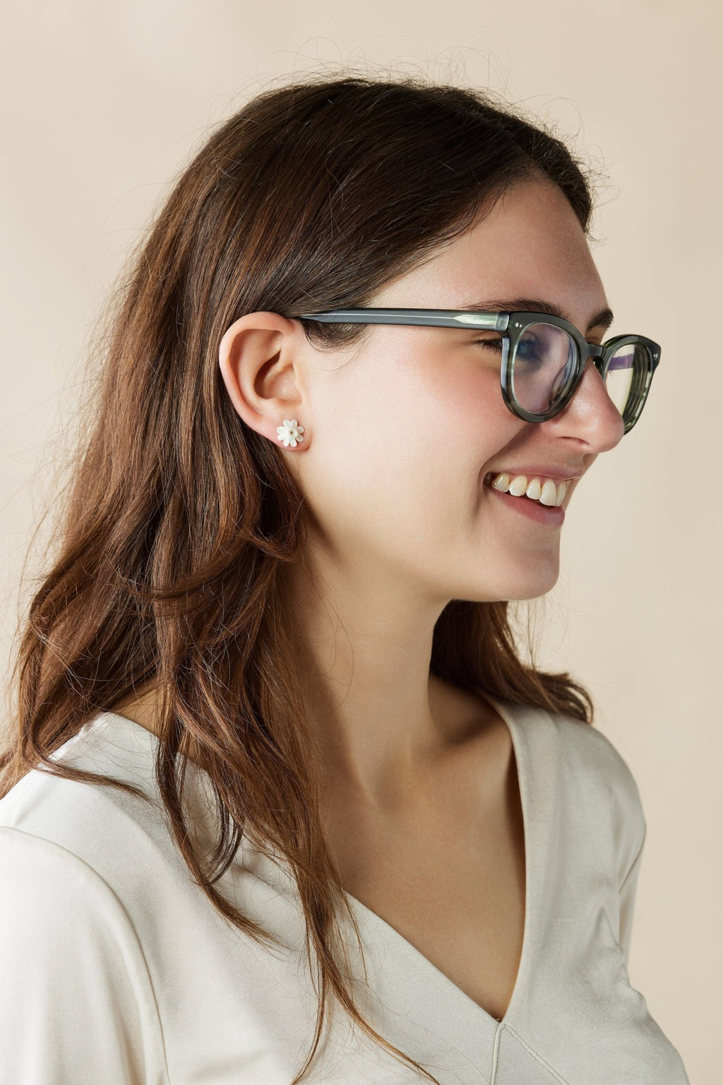 Daffodil Stud Earrings - Che Cose Belle