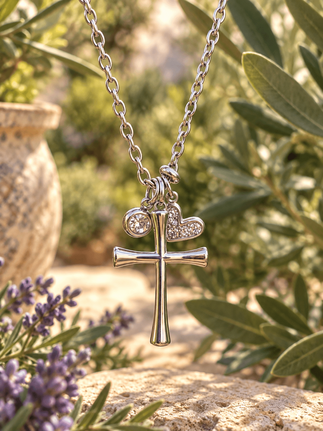DAINTY CROSS NECKLACE - Che Cose Belle