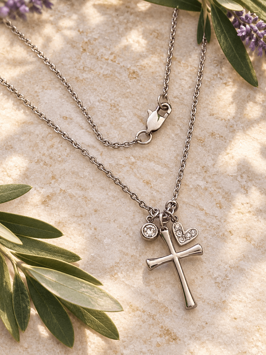DAINTY CROSS NECKLACE - Che Cose Belle