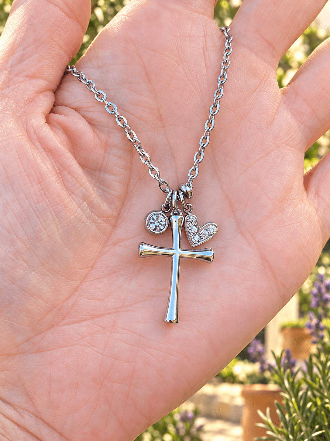 DAINTY CROSS NECKLACE - Che Cose Belle