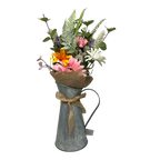 Daisy Flower in Metal Watering Can - 18" - Che Cose Belle