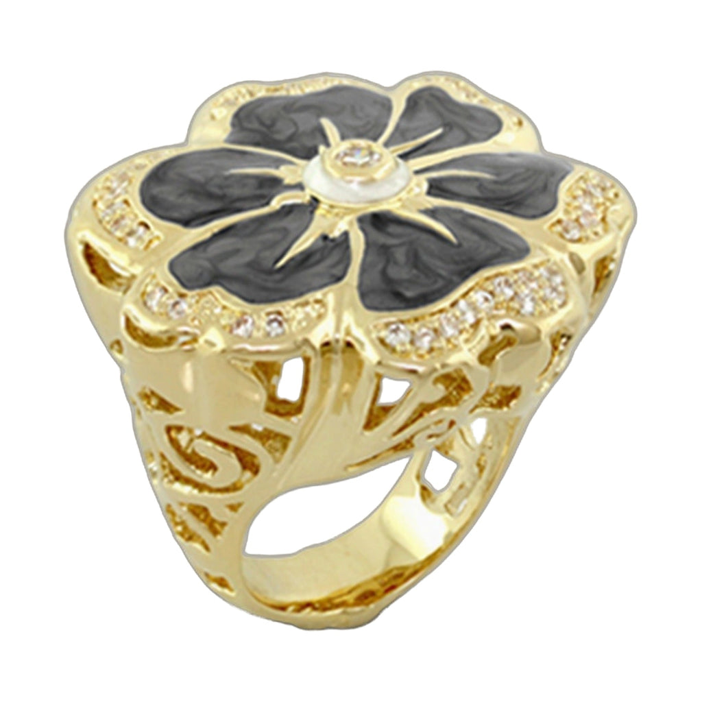 Daisy Swirl Cocktail Ring