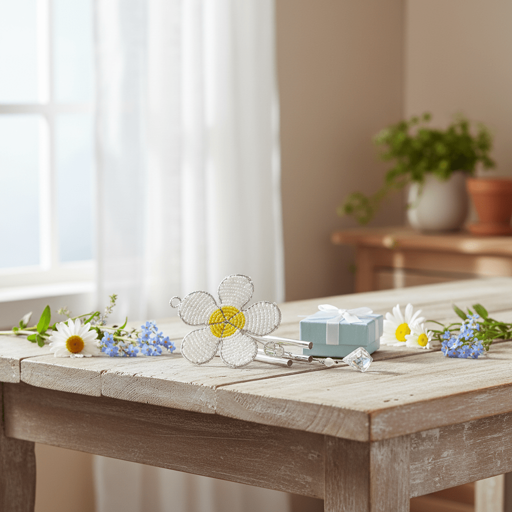 Daisy Wind Chime, Sm Asst (Set of 3) - Che Cose Belle