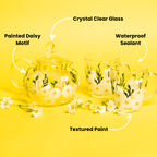 Painted Daisy Tea Pot
