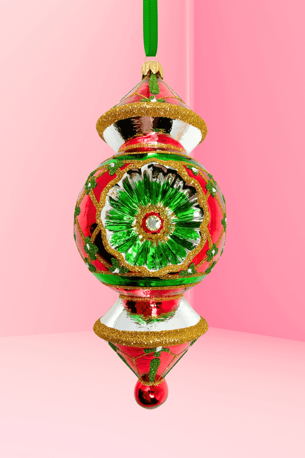 Dallas Reflector Glass Ornament - Che Cose Belle