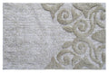 Damask Pattern Bath Rug in Beige & Ivory - Che Cose Belle