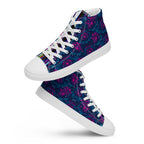 Dark  Wardrobe Society Floral Men’s high top Limited run Shoes
