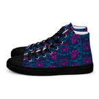 Dark  Wardrobe Society Floral Men’s high top Limited run Shoes