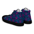 Dark  Wardrobe Society Floral Men’s high top Limited run Shoes