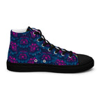 Dark  Wardrobe Society Floral Men’s high top Limited run Shoes