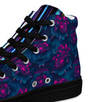 Dark  Wardrobe Society Floral Men’s high top Limited run Shoes