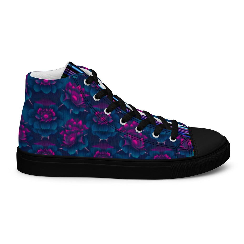 Dark  Wardrobe Society Floral Men’s high top Limited run Shoes
