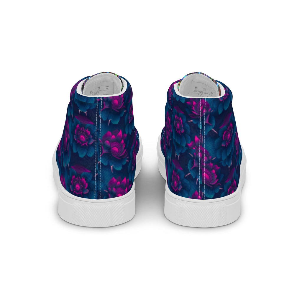Dark  Wardrobe Society Floral Men’s high top Limited run Shoes