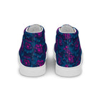 Dark  Wardrobe Society Floral Men’s high top Limited run Shoes