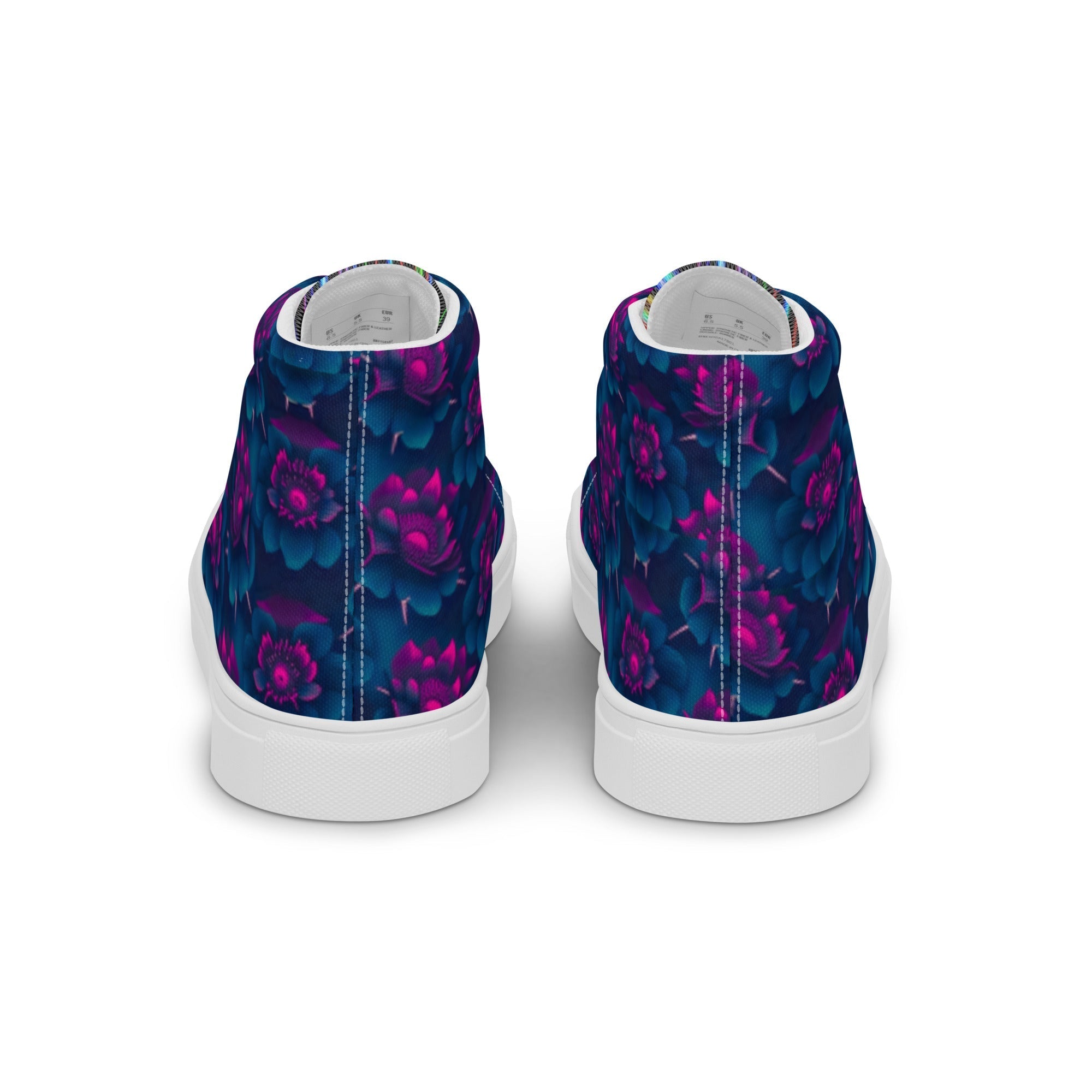Dark  Wardrobe Society Floral Men’s high top Limited run Shoes