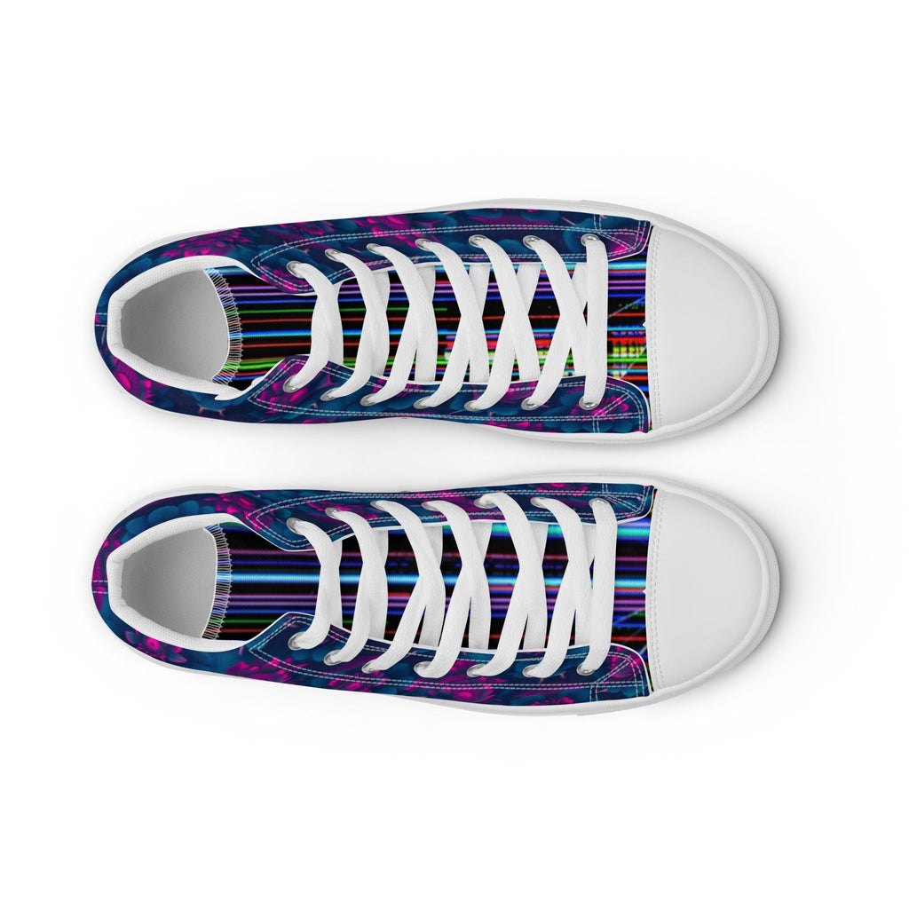 Dark  Wardrobe Society Floral Men’s high top Limited run Shoes