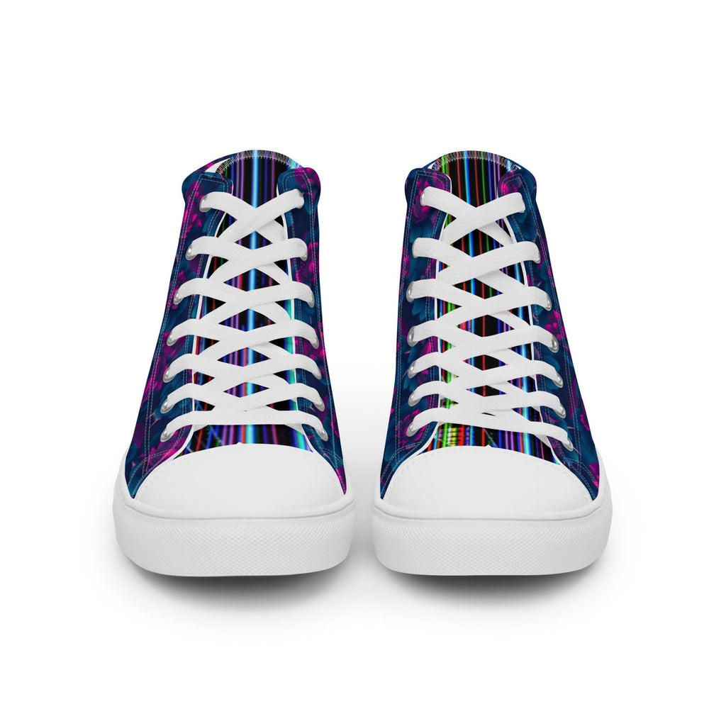Dark  Wardrobe Society Floral Men’s high top Limited run Shoes