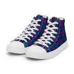 Dark  Wardrobe Society Floral Men’s high top Limited run Shoes
