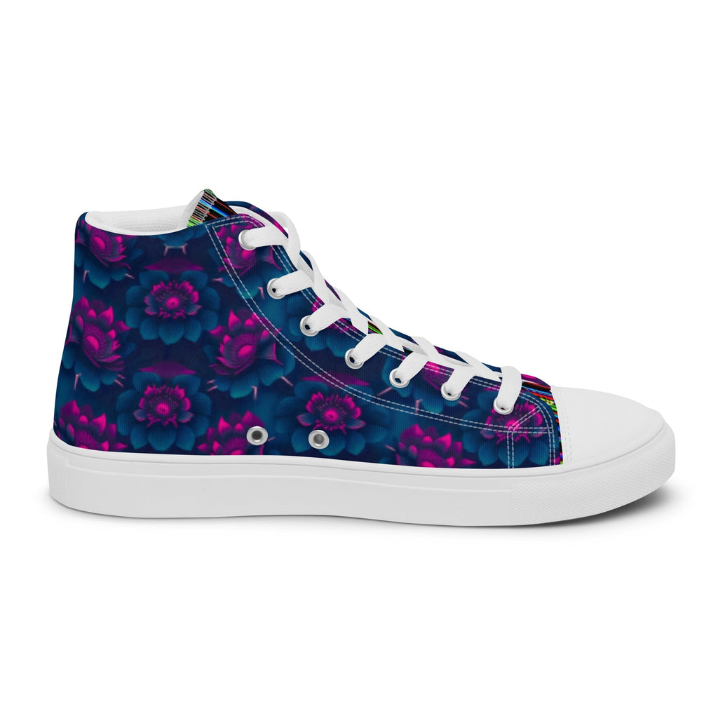 Dark  Wardrobe Society Floral Men’s high top Limited run Shoes