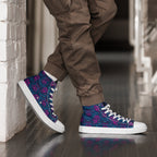Dark  Wardrobe Society Floral Men’s high top Limited run Shoes