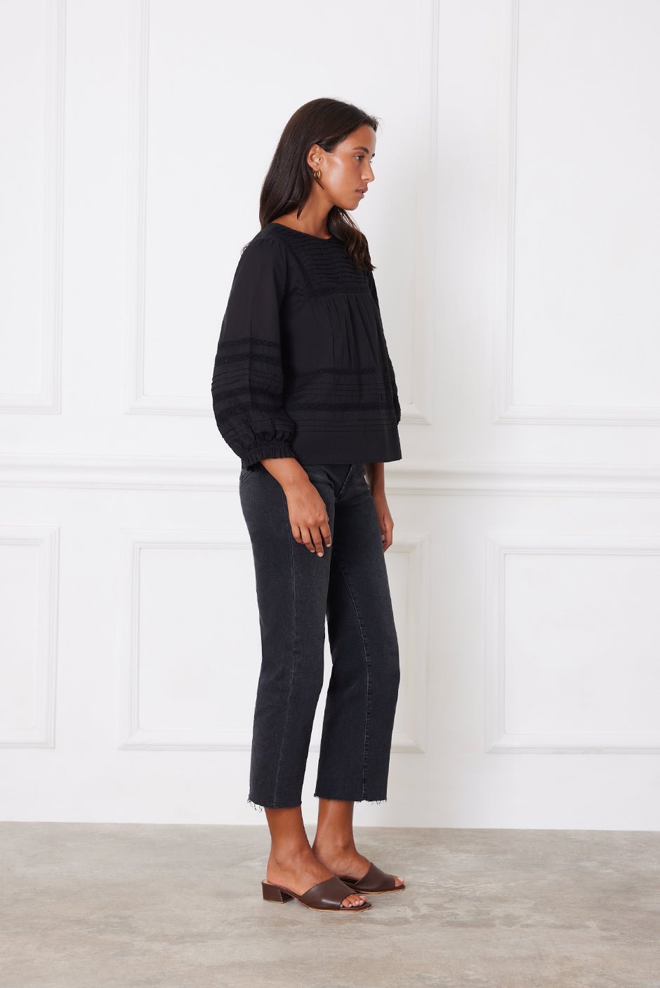 Dawn Blouse in Black - Che Cose Belle