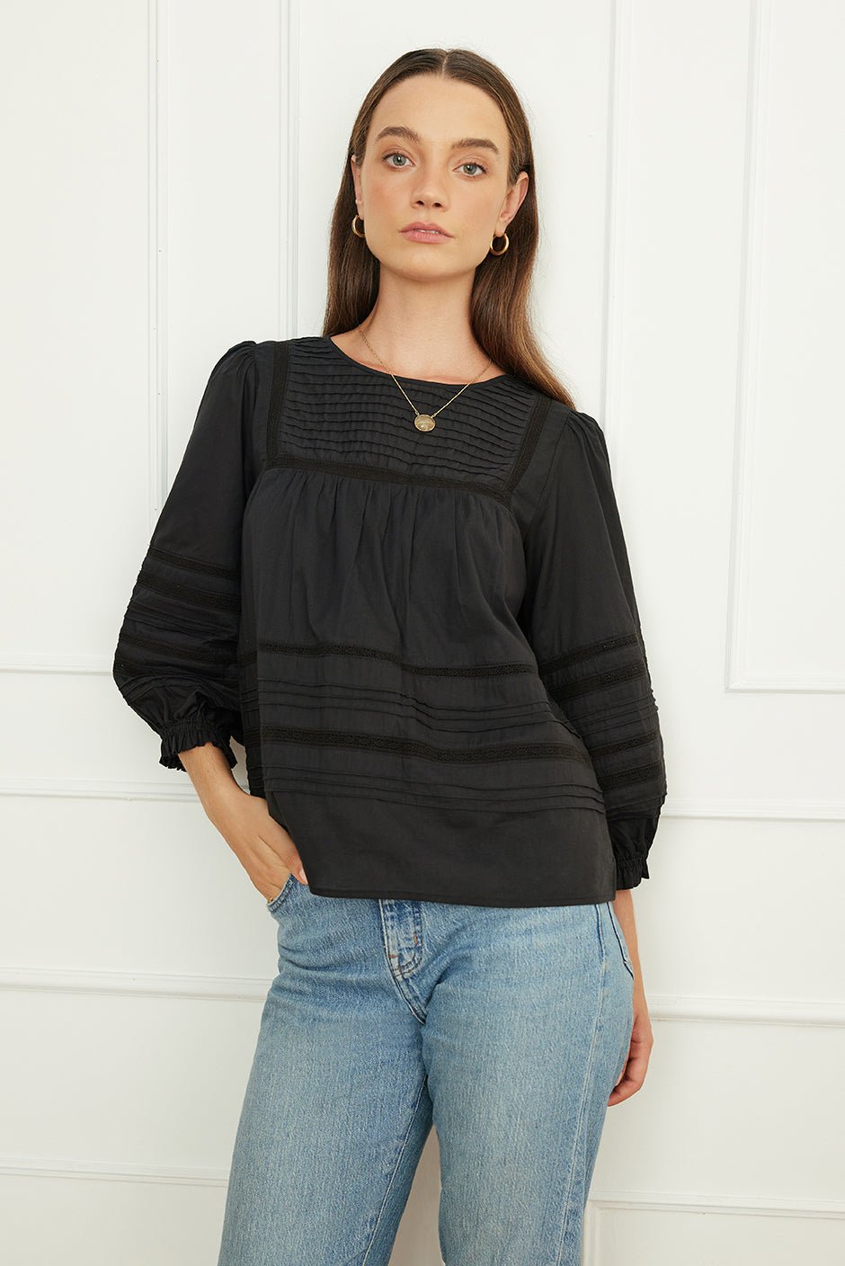 Dawn Blouse in Black - Che Cose Belle