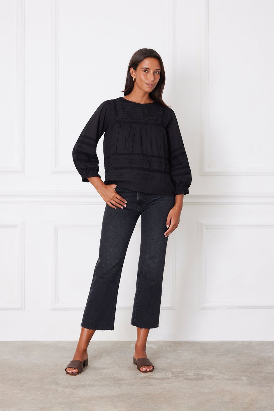 Dawn Blouse in Black - Che Cose Belle