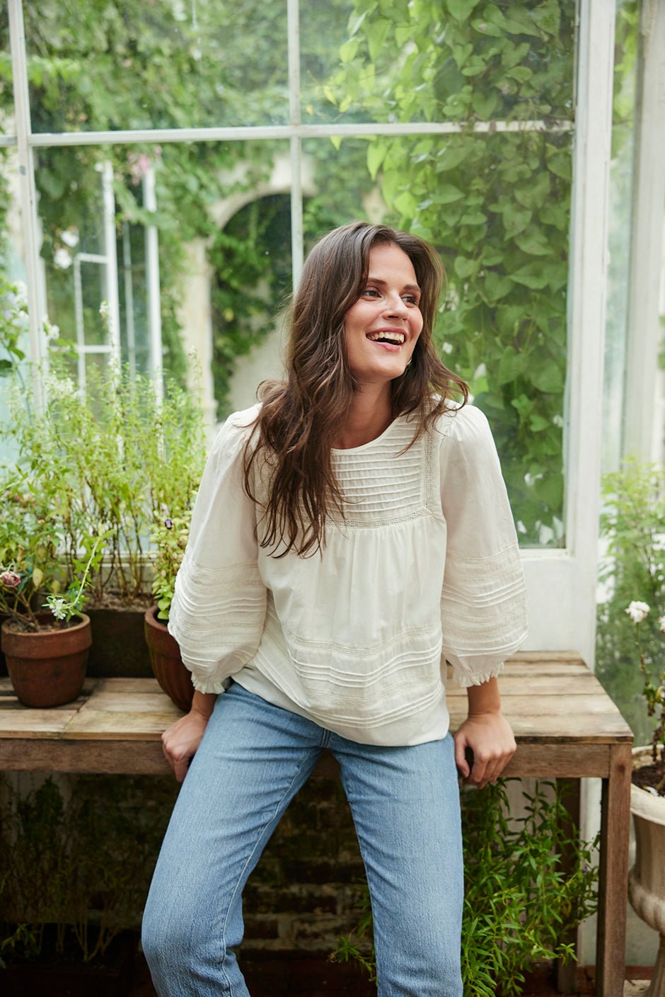 Dawn Blouse in Off White - Che Cose Belle