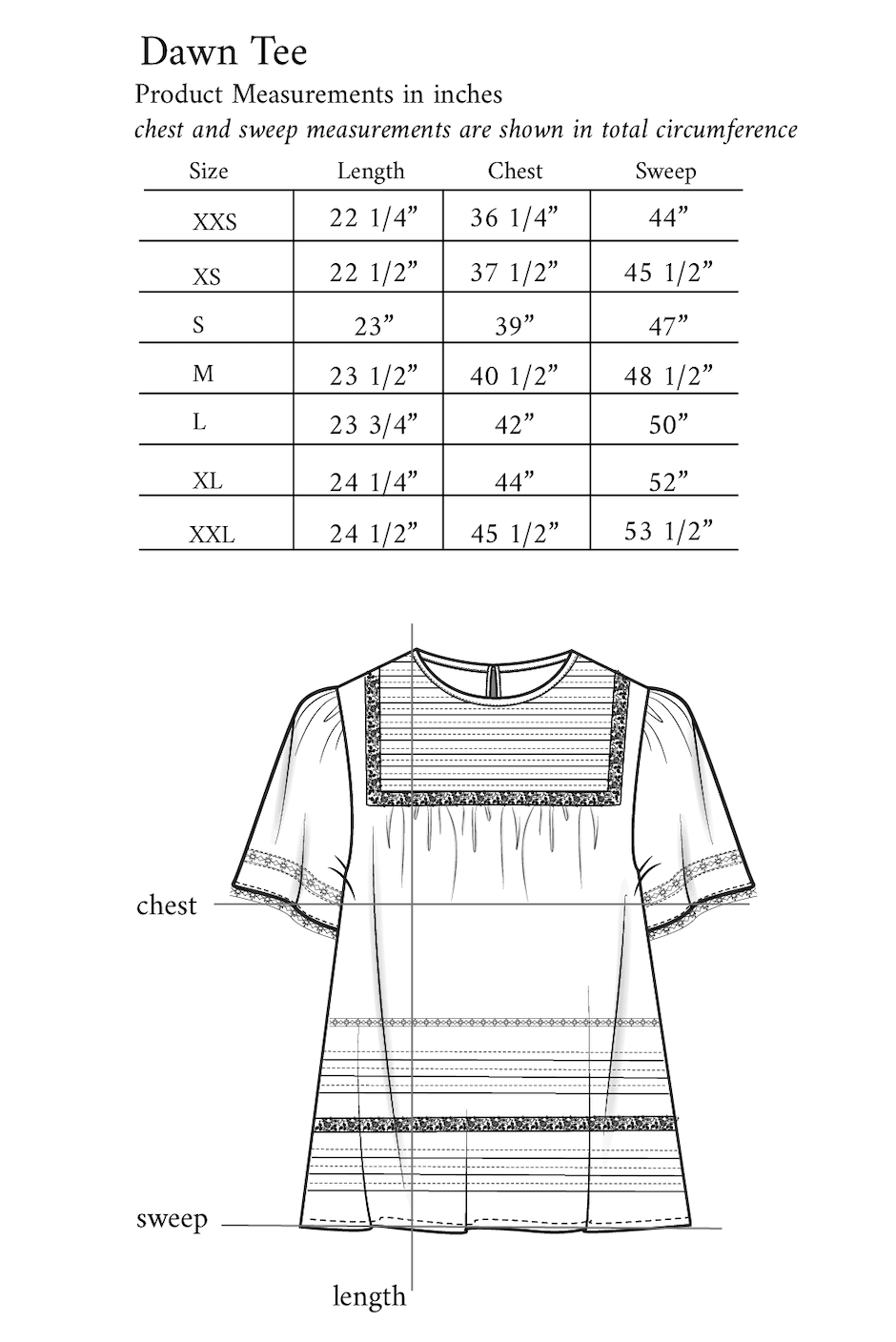 Dawn Tee in Off White - Che Cose Belle