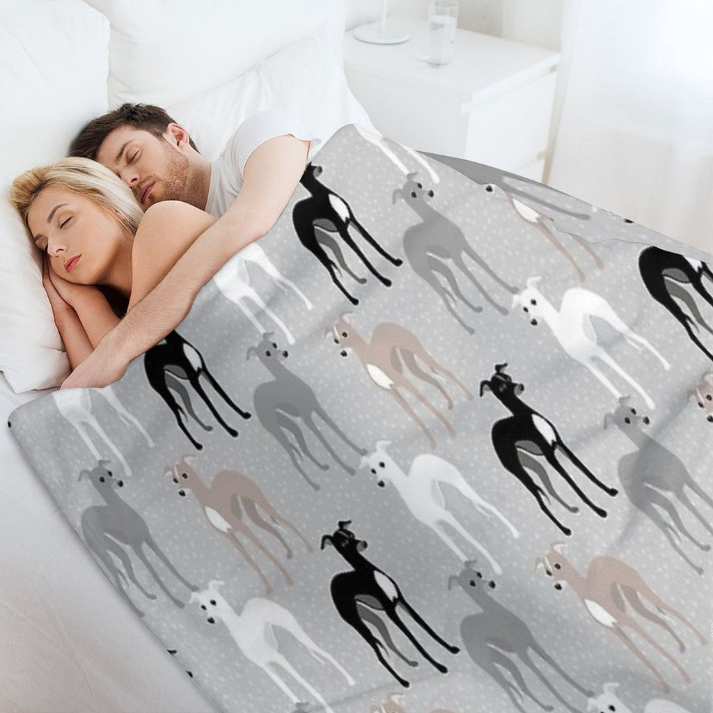Italian Greyhounds Throw Blanket - Che Cose Belle